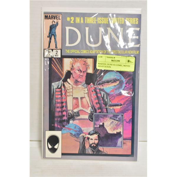 MARVEL DUNE #2 COMIC, MOVIE ADAPTATION