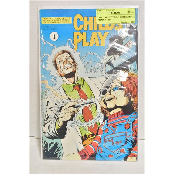 CHILD'S PLAY TWO #1 COMIC, MOVIE ADAPTATION