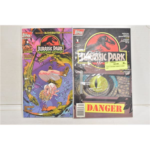 TOPPS JURASSIC PARK #1 COMIC LOT