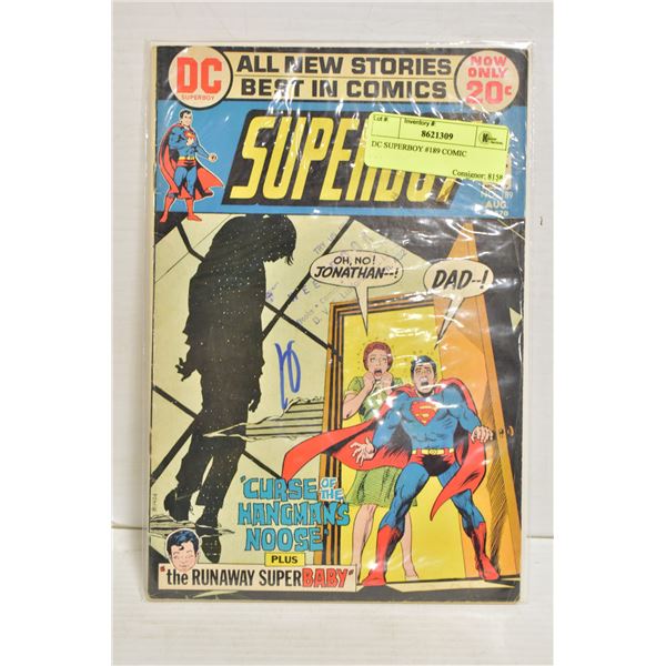 DC SUPERBOY #189 COMIC