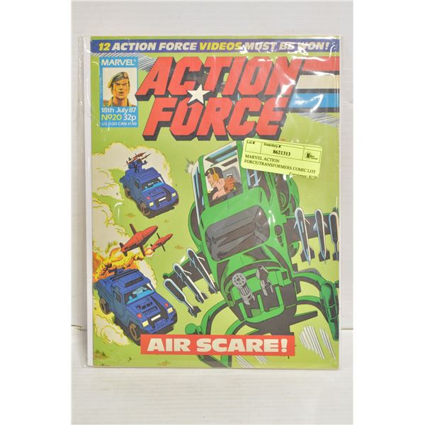 MARVEL ACTION FORCE/TRANSFORMERS COMIC LOT