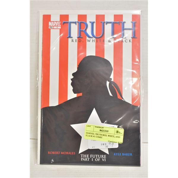MARVEL TRUTH RED, WHITE, AND BLACK #1 COMIC