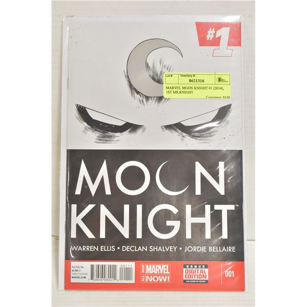 MARVEL MOON KNIGHT #1 (2014), 1ST MR.KNIGHT