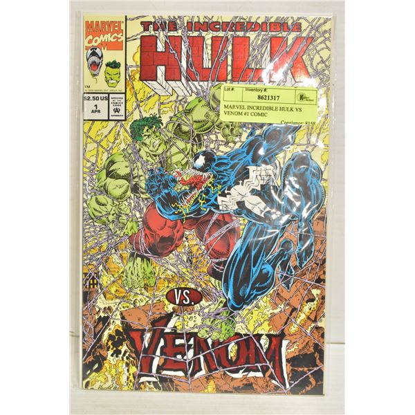 MARVEL INCREDIBLE HULK VS VENOM #1 COMIC