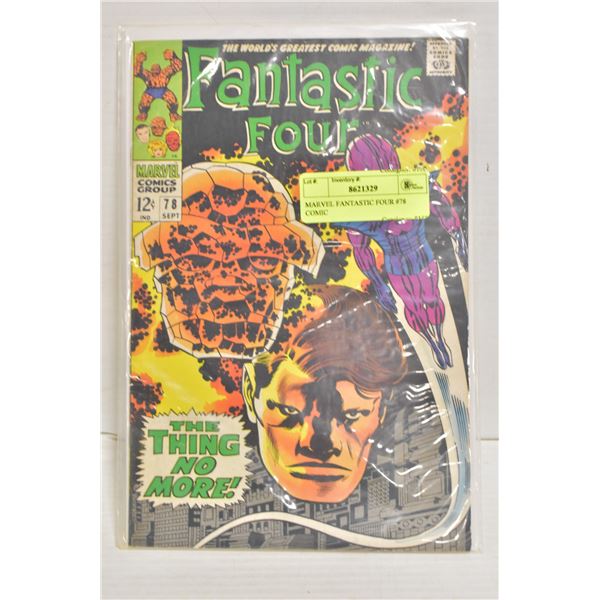 MARVEL FANTASTIC FOUR #78 COMIC