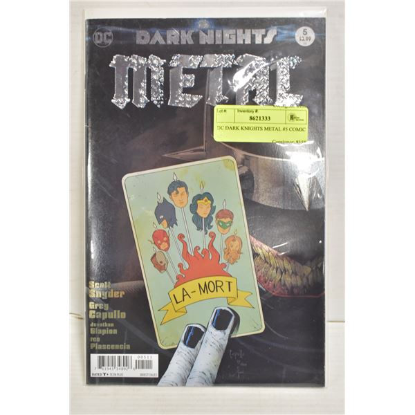 DC DARK KNIGHTS METAL #5 COMIC