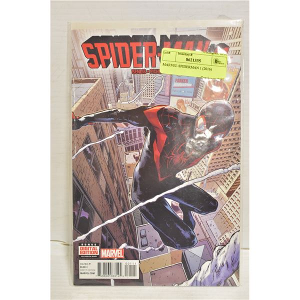 MARVEL SPIDERMAN 1 (2016)