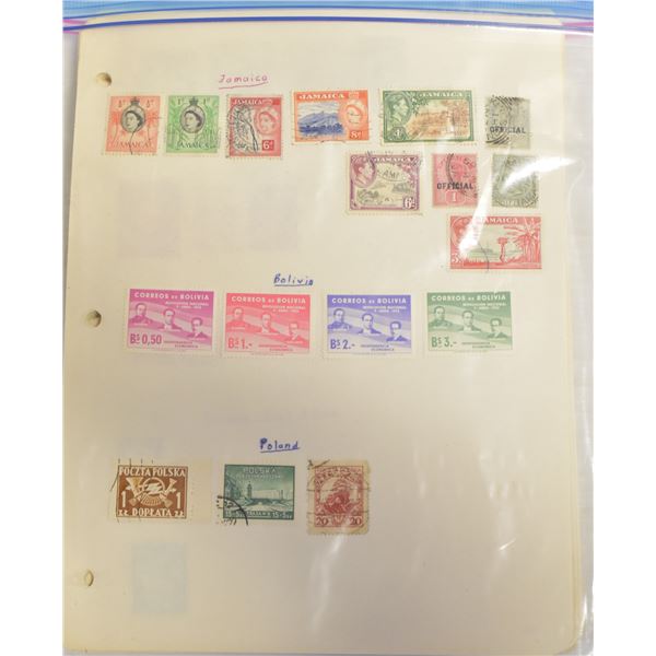 CANADIAN AND WORLD STAMPS, POSTAGE AND OTHER TYPES