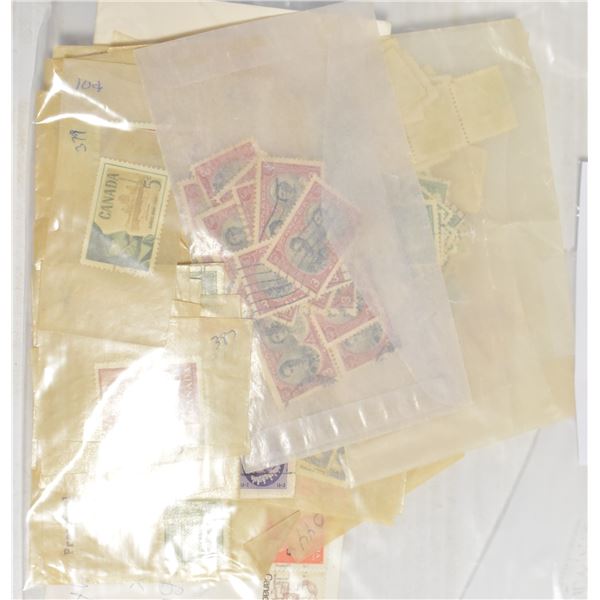 CANADIAN AND WORLD STAMPS, POSTAGE AND OTHER TYPES
