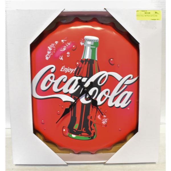 COCACOLA BOTTLE CAP CLOCK