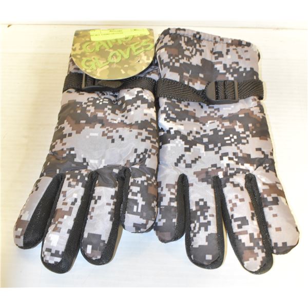 SZ M-L CAMO GLOVES