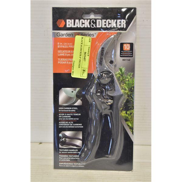 BLACK & DECKER 8" PRUNER