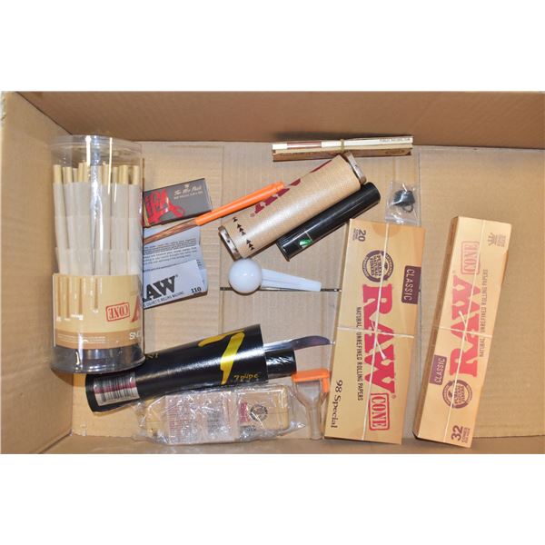 LOT OF VARIOUS WEED & HERB ACCESSORIES INCLUDING