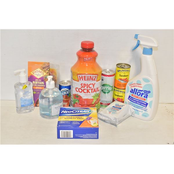 BOX OF NEW ASSORTED STORE INVENTORY