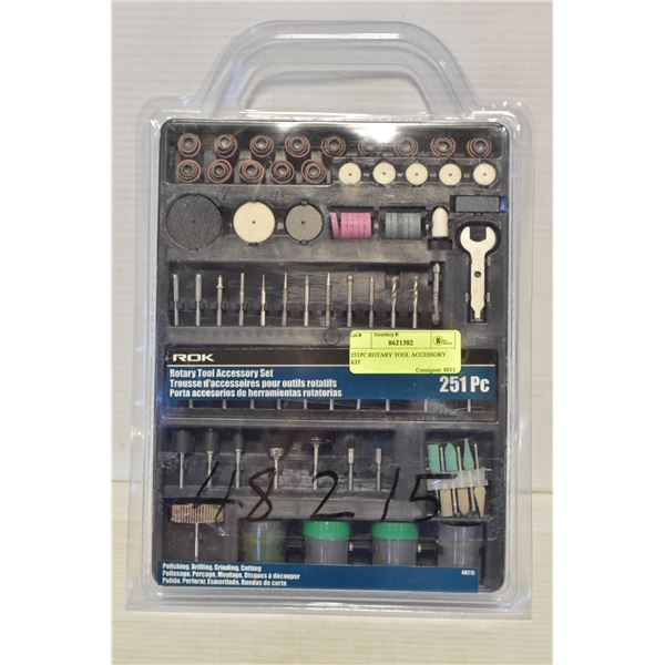 251PC ROTARY TOOL ACCESSORY KIT