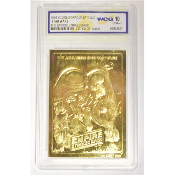 WCG GRADED 10 23 KT STAR WARS CARD THE EMPIRE