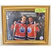 Image 1 : GRETZKY & MCDAVID NHL CERTIFIED FRAMED PICTURE