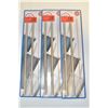 Image 1 : LOT OF 3 PAIRS OF STAINLESS STEEL STRAWS + BRUSH