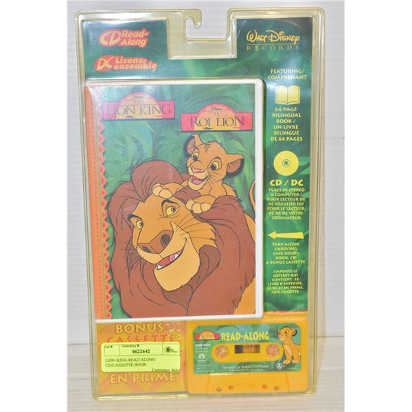 LION KING READ ALONG CD/CASSETTE BOOK