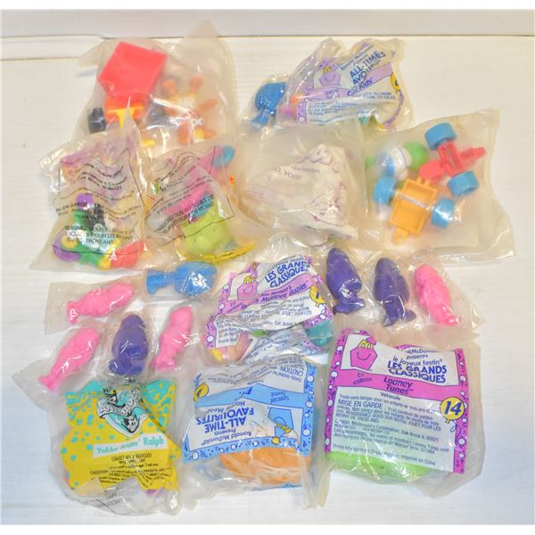 19 VINTAGE HAPPY MEAL TOYS