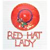 Image 1 : RED HAT LADY BROACH AND PENDANT
