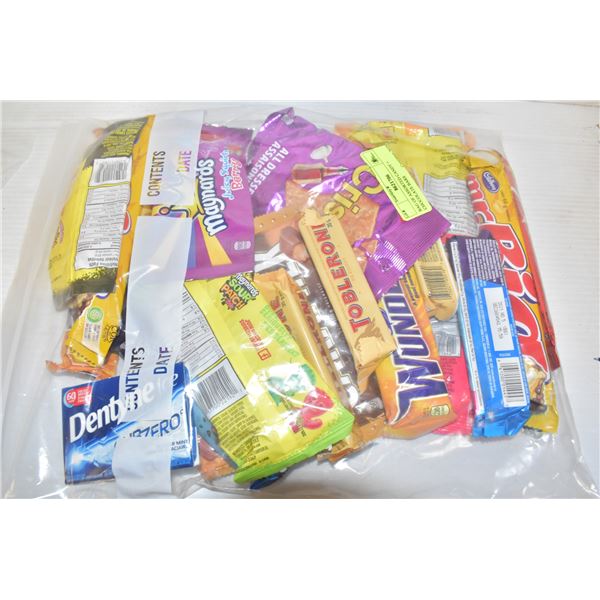 BAG OF ASSORTED CANDY + CHOCOLATE BARS