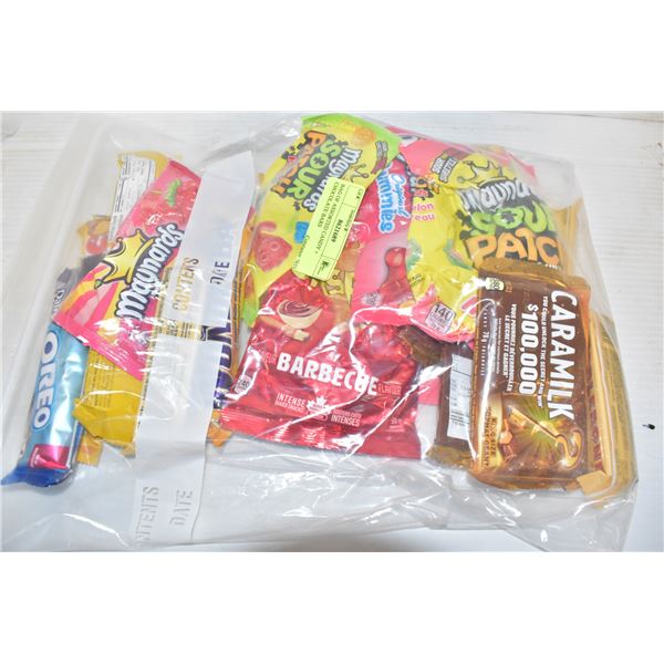 BAG OF ASSORTED CANDY + CHOCOLATE BARS
