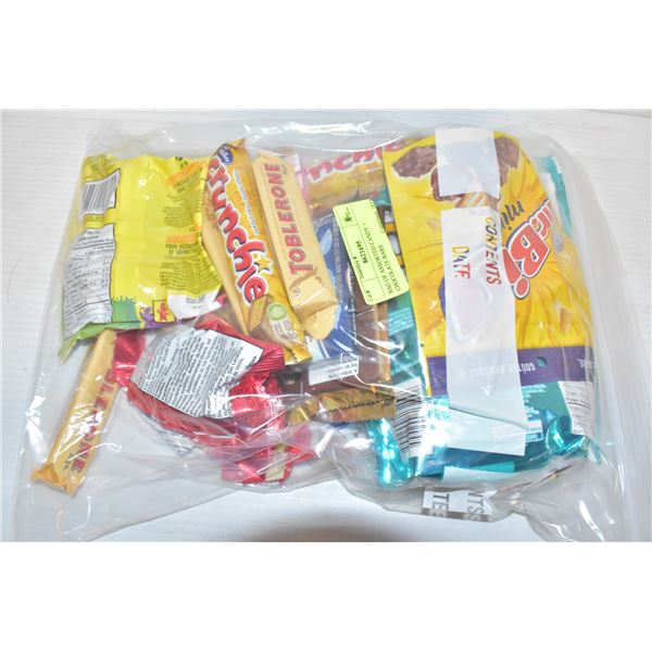 BAG OF ASSORTED CANDY + CHOCOLATE BARS