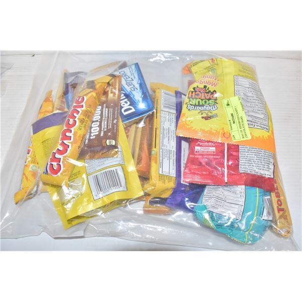 BAG OF ASSORTED CANDY + CHOCOLATE BARS
