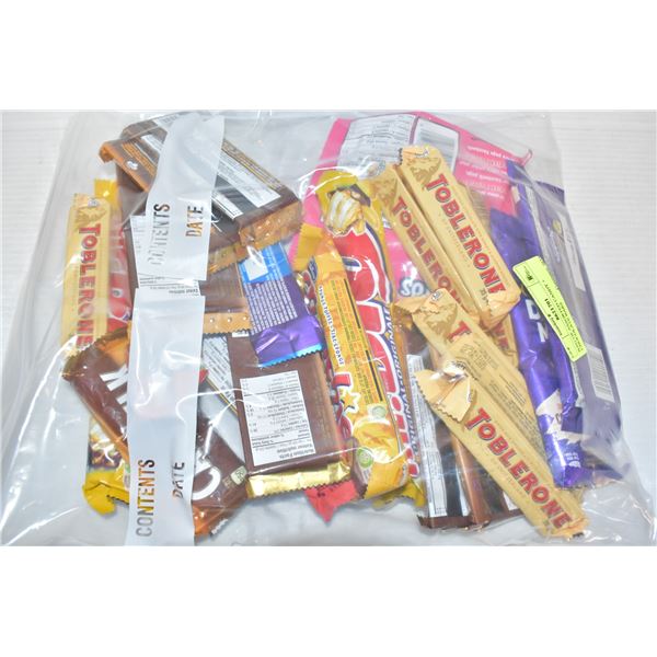 BAG OF ASSORTED CANDY + CHOCOLATE BARS