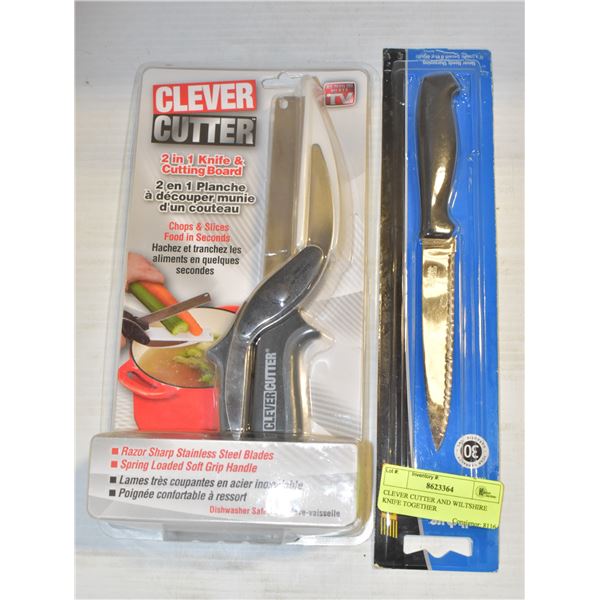 CLEVER CUTTER AND WILTSHIRE KNIFE TOGETHER