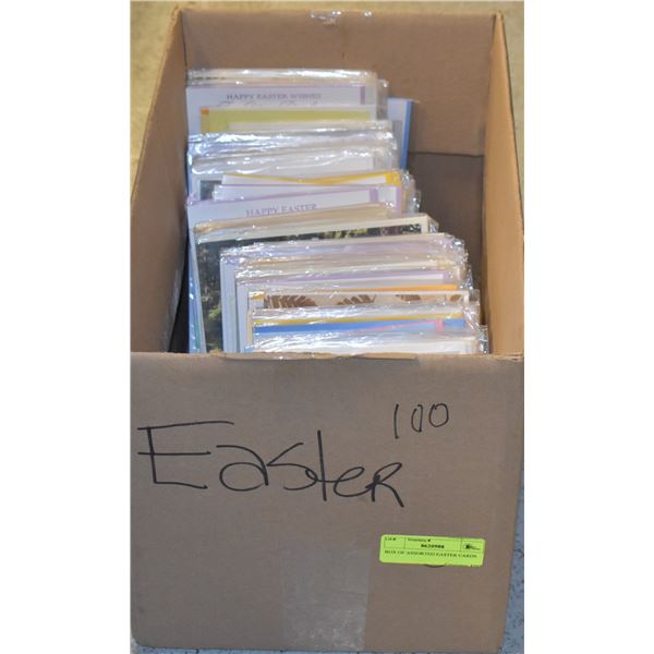 BOX OF ASSORTED EASTER CARDS