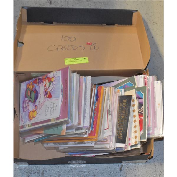 BOX OF ASSORTED CARDS