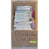 Image 1 : BOX OF ASSORTED BIRTHDAY CARDS