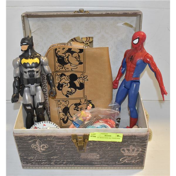 CHEST WITH TOYS ALL TOGETHER