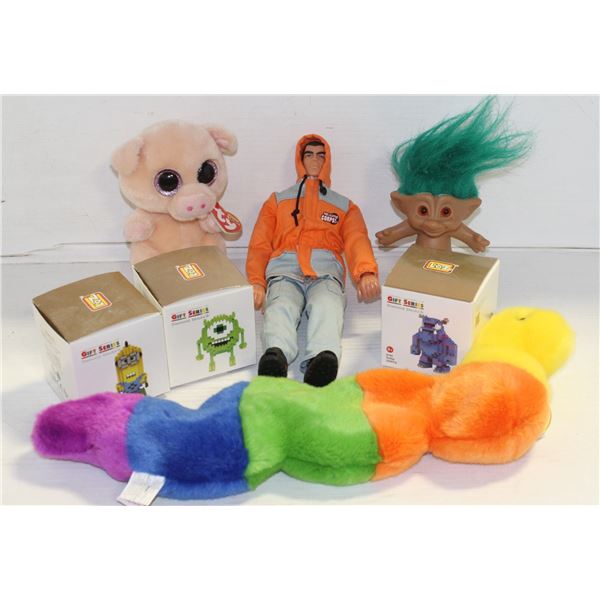 T.Y'S, TROLL, DIAMOND BLOCKS SETS & MORE TOGETHER