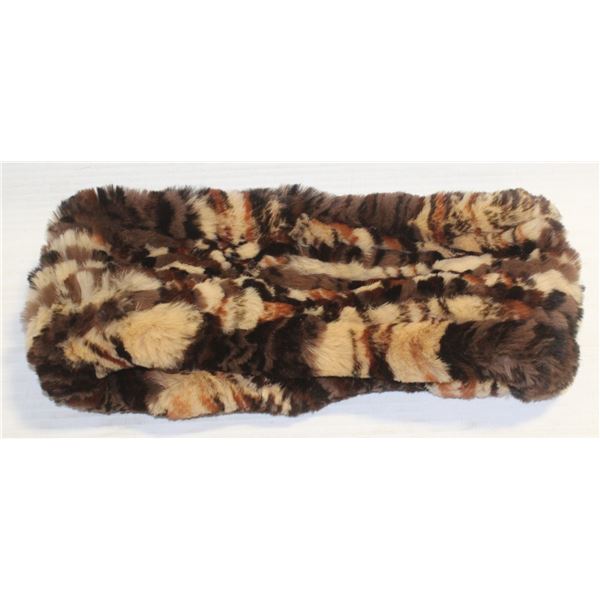 HEAD WARMER 100% RABBIT FUR