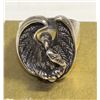 Image 1 : MEN'S RING SILVER-STAINLESS NO MARK SZ 10 SNAKE