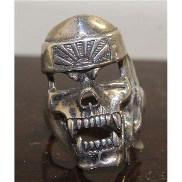 MEN'S RING SILVER/STAINLESS NON MARKING SZ 9.5