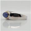 Image 2 : EC129-126 .925 SILVER TANZANITE RING SIZE 10-1/4