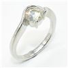 Image 2 : SV6-82 .925 SILVER MOISSANITE RING SIZE 6-3/4