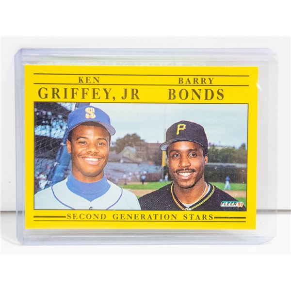 SECOND GENERATION STARS KEN GRIFFEY JR AND BARRY