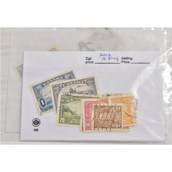 CANADIAN AND WORLD STAMPS, POSTAGE AND OTHER TYPES