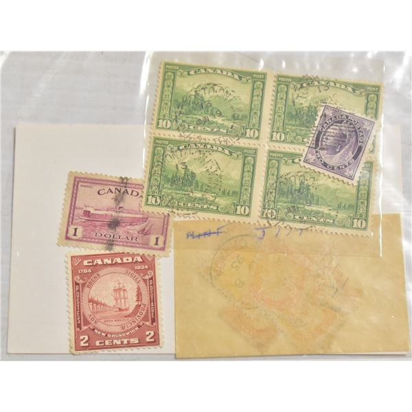 CANADIAN AND WORLD STAMPS, POSTAGE AND OTHER TYPES