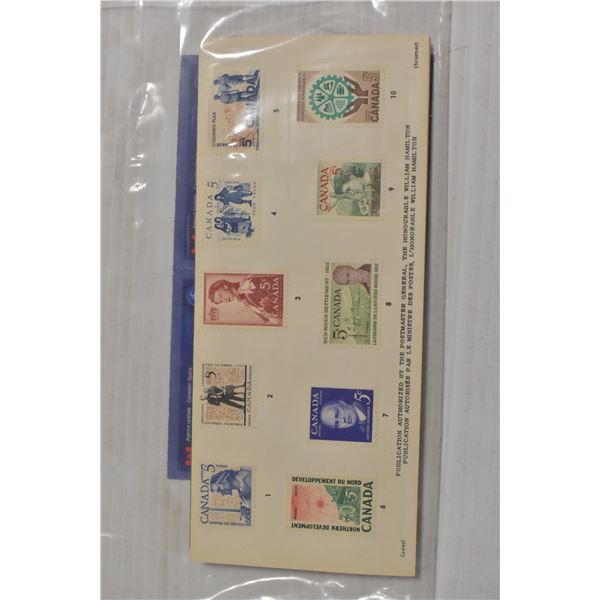 CANADIAN AND WORLD STAMPS, POSTAGE AND OTHER TYPES
