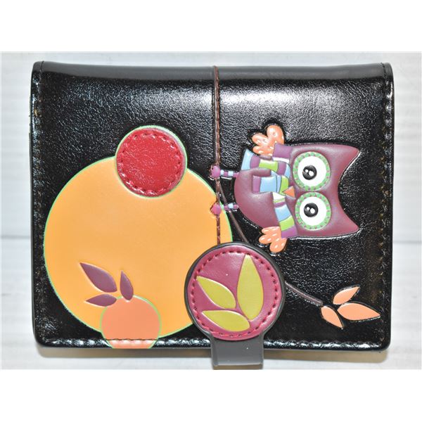 PLAYFUL OWLS SMALL LADIES WALLET BY SHAGWEAR