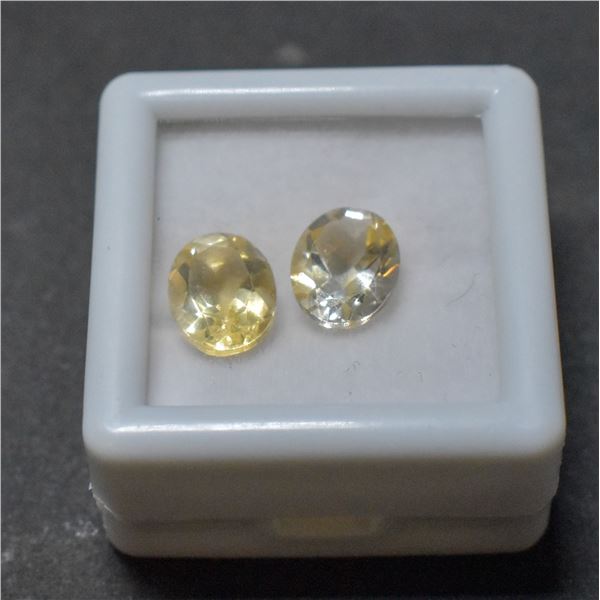 #232-NATURAL LIGHT YELLOW CITRINE GEMSTONE 3.55CT