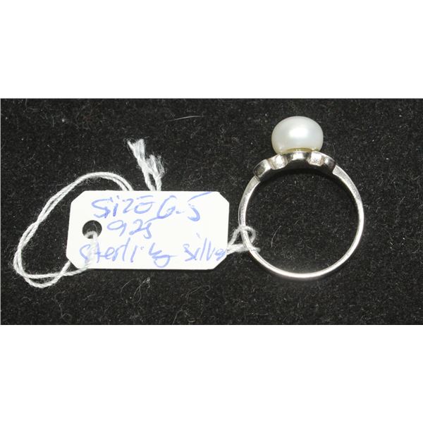 #198-FRESH WATER PEARL RING SIZE 6.5