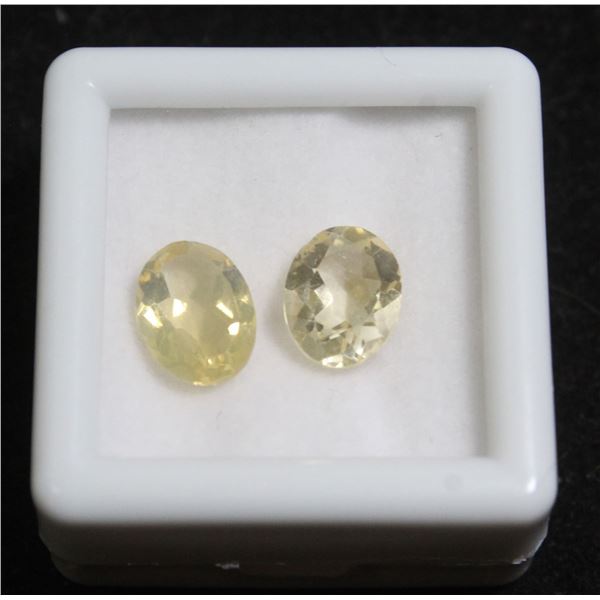 #230-NATURAL LIGHT YELLOW CITRINE GEMSTONE 2.95CT