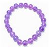 Image 1 : #365-NATURAL DREAM AMETHYST BEAD BRACELET 7.5"